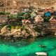 La villa de Melieha, en Malta. Clima mediterráneo y buenas playas.